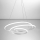 Gea Luce DIVA S G TITANIO - Светодиодная подвесная люстра с регулированием яркости DIVA LED/44W/230V серый