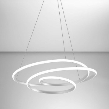 Gea Luce DIVA S G TITANIO - Світлодіодна підвісна люстра з регулюванням яскравості DIVA LED/44W/230V сірий