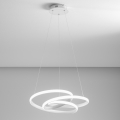 Gea Luce DIVA S P BIANCO - Светодиодная подвесная люстра с регулированием яркости DIVA LED/43W/230V белый