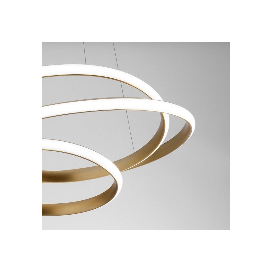 Gea Luce DIVA S P ORO - Светодиодная подвесная люстра с регулированием яркости DIVA LED/43W/230V золотистый