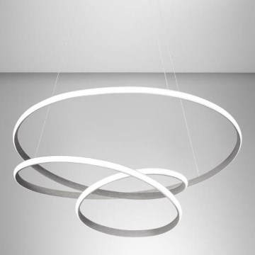 Gea Luce DIVA S P TITANIO - Світлодіодна підвісна люстра з регулюванням яскравості DIVA LED/43W/230V антрацит