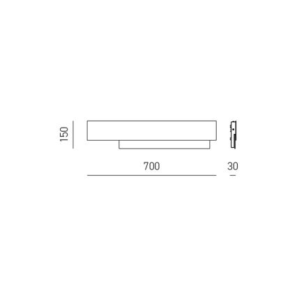 Gea Luce DOHA A G T - Світлодіодний настінний світильник DOHA LED/25W/230V 70 см бежевий