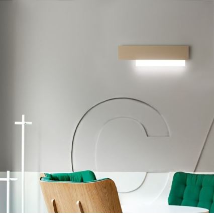 Gea Luce DOHA A P T - Светодиодный настенный светильник DOHA LED/15W/230V 40 см бежевый