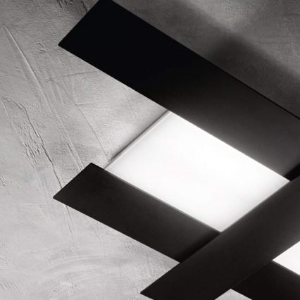 Gea Luce DOHA P M N - Стельовий LED світильник DOHA LED/40W/230V 84 см чорний