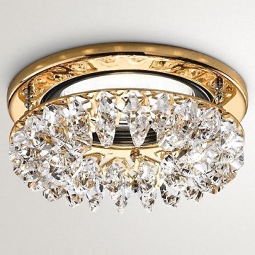 Gea Luce GFA100 - Вбудований стельовий світильник 1xGU10/6,5W/230V золотий