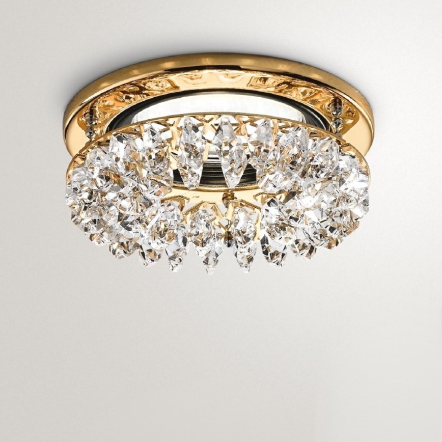 Gea Luce GFA100 - Вбудований стельовий світильник 1xGU10/6,5W/230V золотий