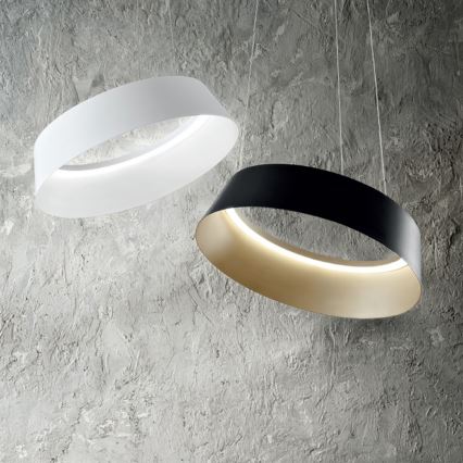 Gea Luce JULIETTE S N - Світлодіодна підвісна люстра з регулюванням яскравості JULIETTE LED/50W/230V чорний/золотий