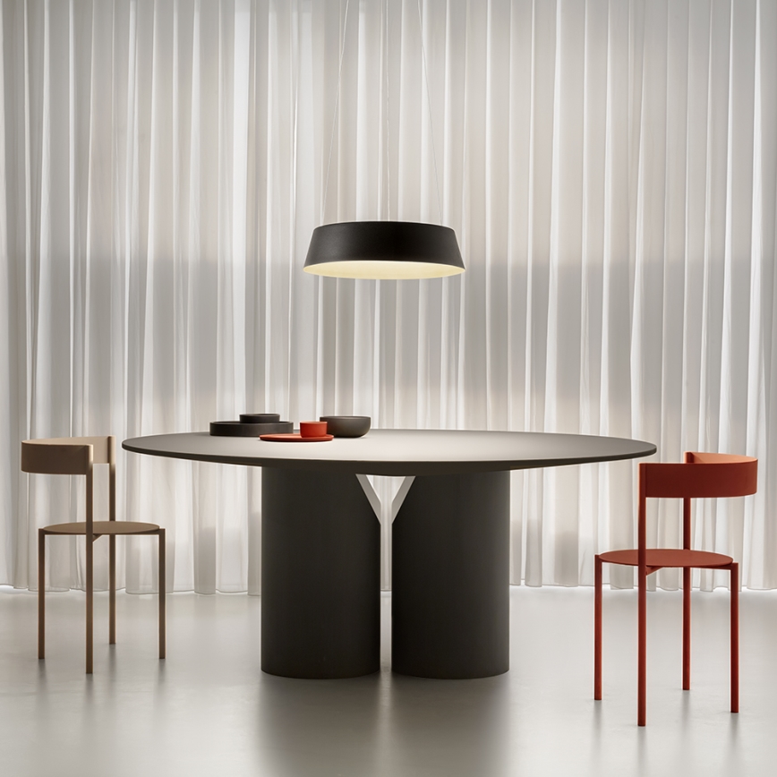Gea Luce JULIETTE S N - Світлодіодна підвісна люстра з регулюванням яскравості JULIETTE LED/50W/230V чорний/золотий