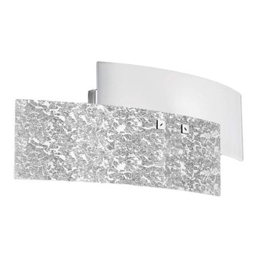 Gea Luce LARA A P arg - Настенный светильник LARA 2xE14/42W/230V серебристый