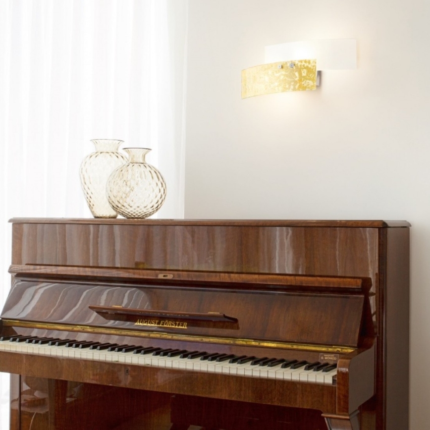 Gea Luce LARA A P oro - Настенный светильник LARA 2xE14/42W/230V золотистый