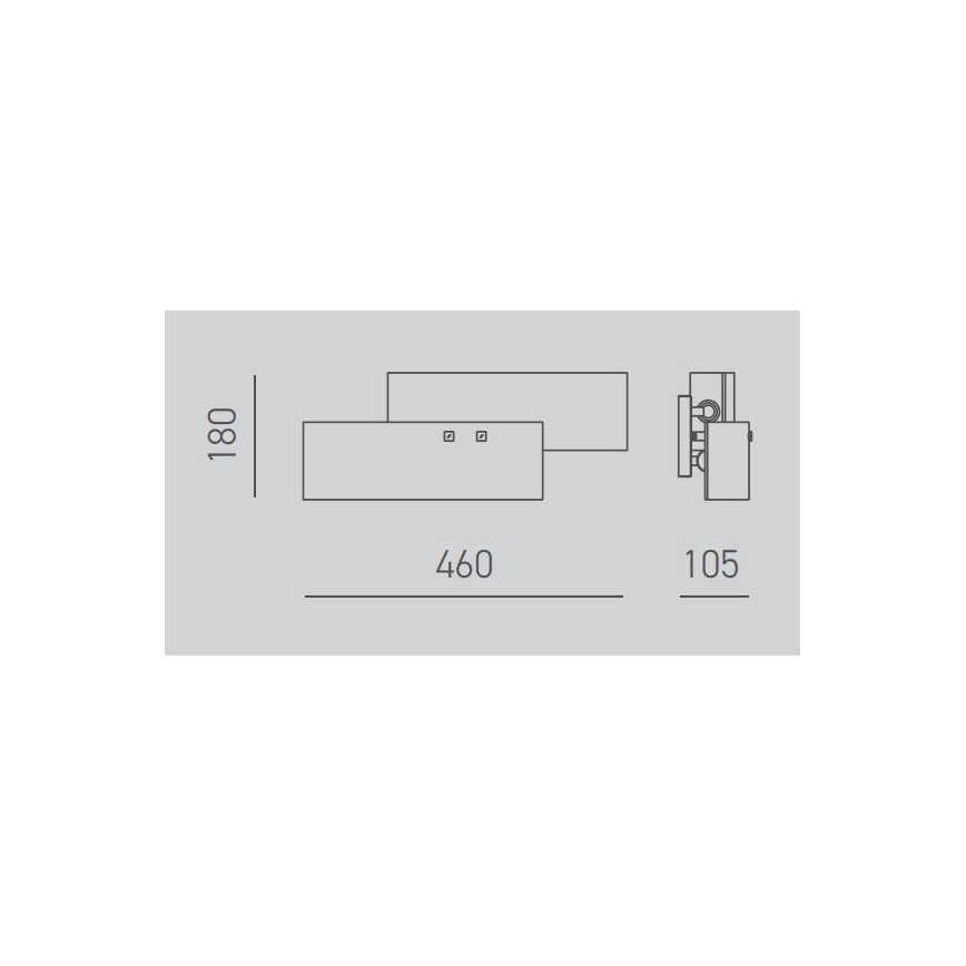 Gea Luce LARA A P oro - Настенный светильник LARA 2xE14/42W/230V золотистый