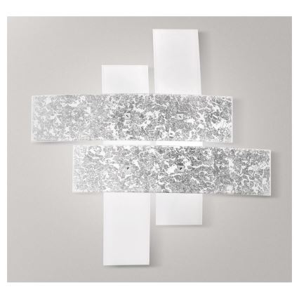 Gea Luce LARA P G arg - Стельовий світильник LARA 4xE27/52W/230V 91 см срібний