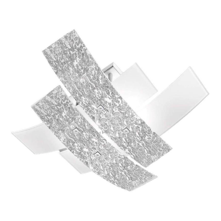 Gea Luce LARA P M arg - Потолочный светильник LARA 2xE27/70W/230V 70 см серебристый