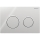 Geberit 115.085.KH.1 - Змивна клавіша Omega20 21,2x14,2 см полірований хром/матовий хром