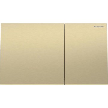 Geberit 115.622.QF.1 - кнопка змиву Sigma70, 25×14,6 см, шліфована латунь