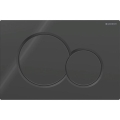 Geberit 115.770.DW.5 - Кнопка смыва Sigma01 Round 24,6x16,4 см чёрная