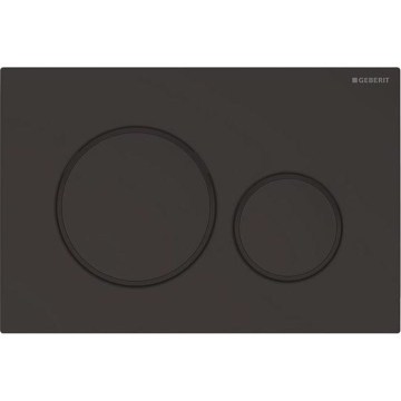 Geberit 115.882.16.1 - Кнопка смыва Sigma20 24,6x16,4 cm матовая чёрная
