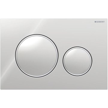 Geberit 115.882.KH.1 - Кнопка змиву Sigma20 24,6x16,4 см, матовий хром