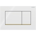 Geberit 115.883.KK.1 - Змивна кнопка Sigma30 24,6x16,4 см біла/золота