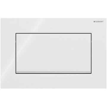 Geberit 115.893.KJ.1 - Кнопка змиву Sigma30 24,6x16,4 см біла/глянцевий хром
