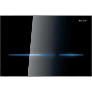 Geberit 116.090.SG.6 - Безконтактна кнопка змиву Sigma80 24,7x16,4 см IP45 чорна