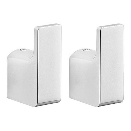 Gedy - НАБОР 2x Настенный крючок PIRENEI блестящий хром