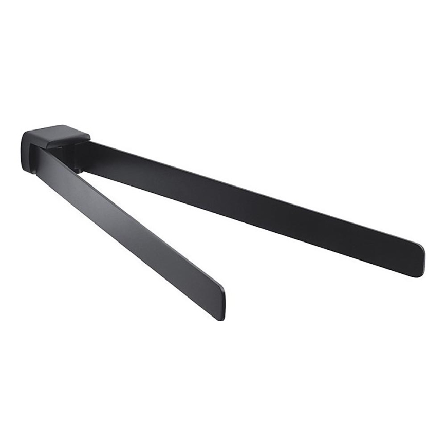 Gedy - Настенный вращающийся держатель для полотенец PIRENEI 36 см матовый черный