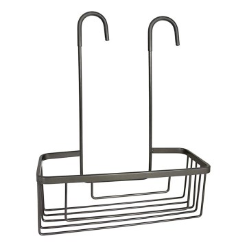 Gedy - Підвісна полиця для душу SMART 37,5x30 см металічно-сіра