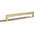 Gedy - Полка с вешалкой для полотенец CLEO 50 см матовое золото