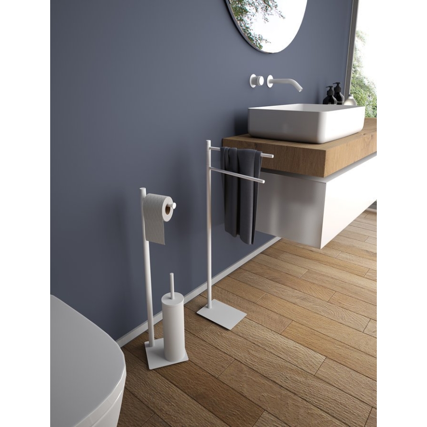Gedy - стойка для полотенец TRILLY 83,5 см, матово-белая