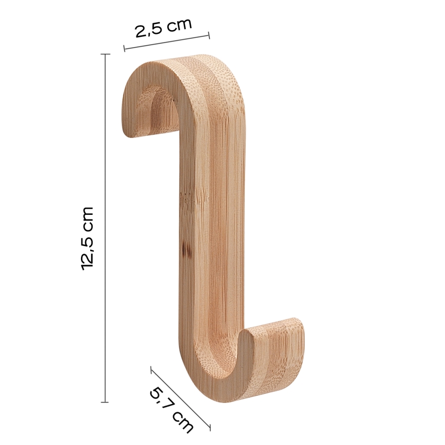 Gedy - Крючок на радиатор бамбук