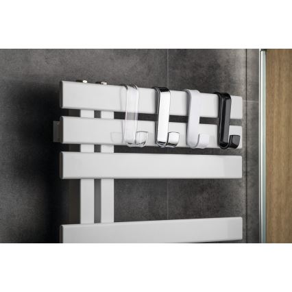 Gedy - Крючок на радиатор блестящий хром/термопластик