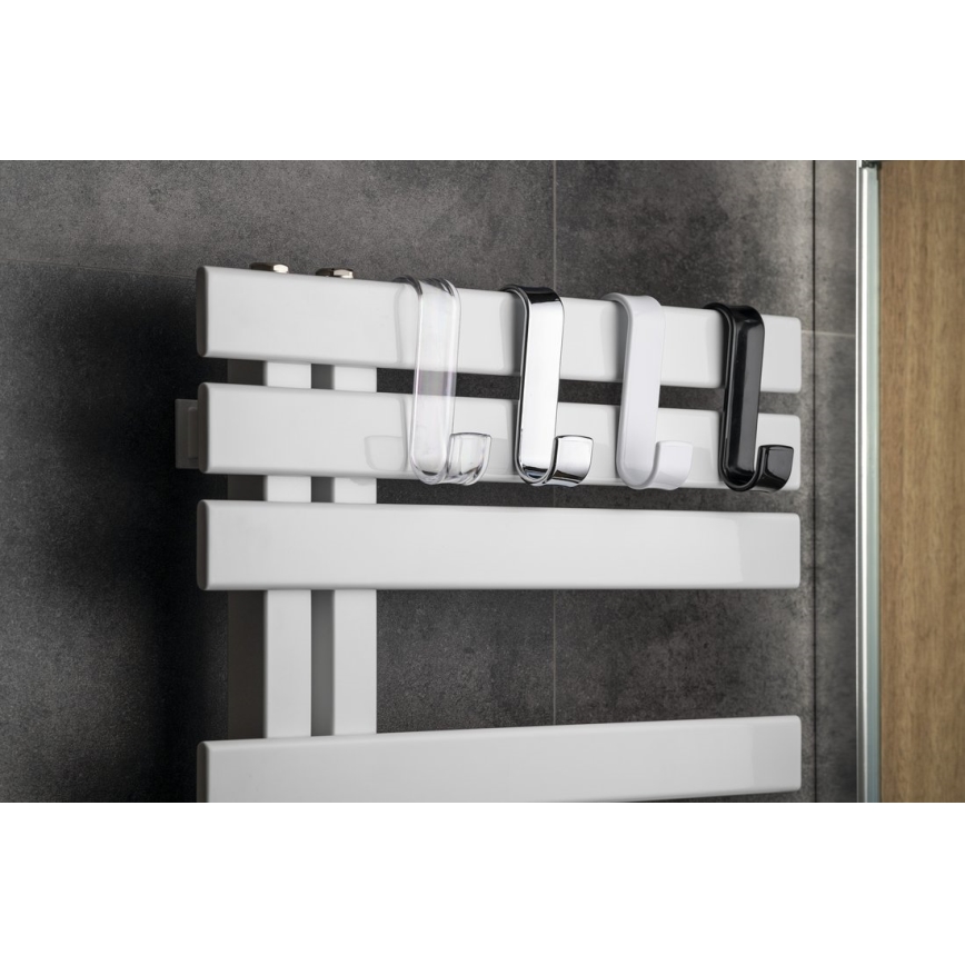 Gedy - Крючок на радиатор блестящий хром/термопластик