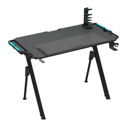 Геймерский стол FALCON со светодиодной RGB-подсветкой 116x60 см черный
