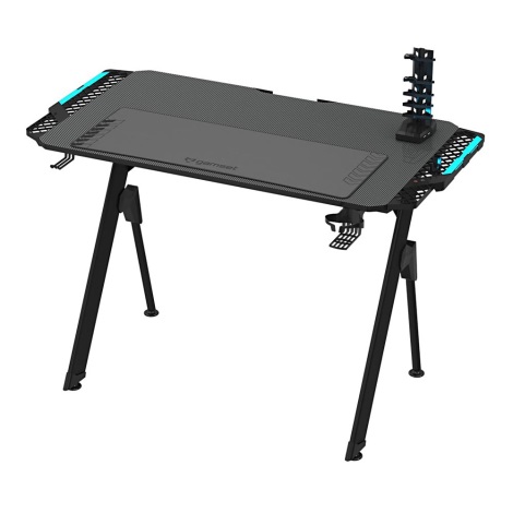 Геймерский стол FALCON со светодиодной RGB-подсветкой 116x60 см черный