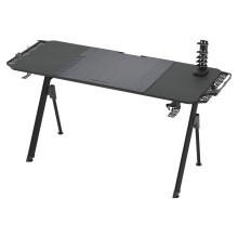 Геймерский стол FALCON со светодиодной RGB-подсветкой 140 x 60 см черный