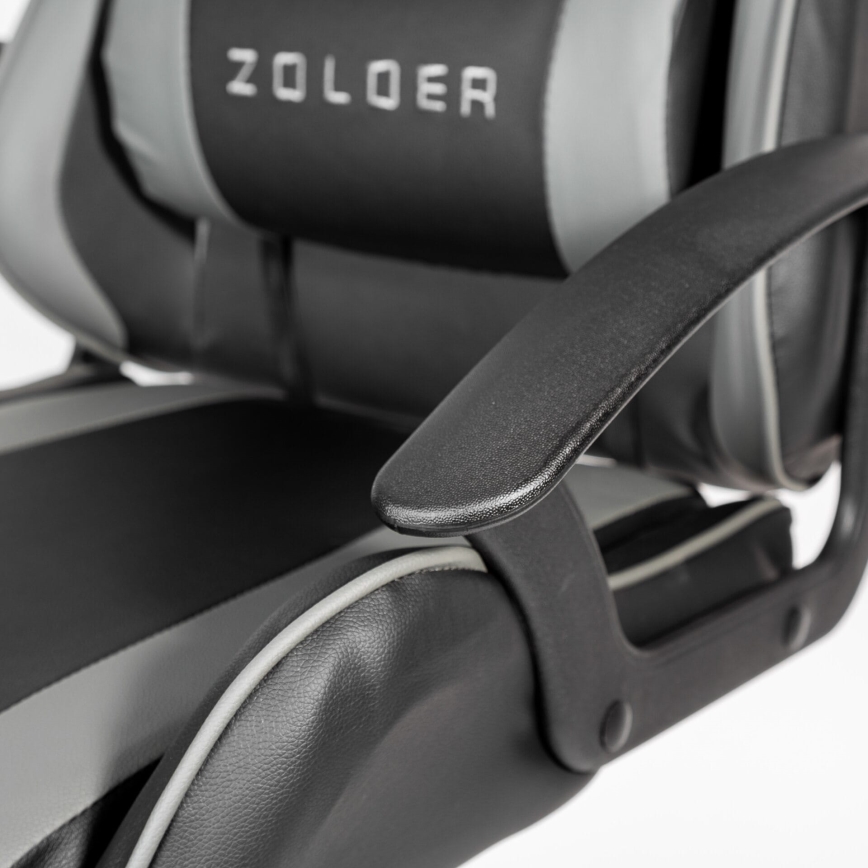 Геймерское кресло VARR Zolder черный/серый