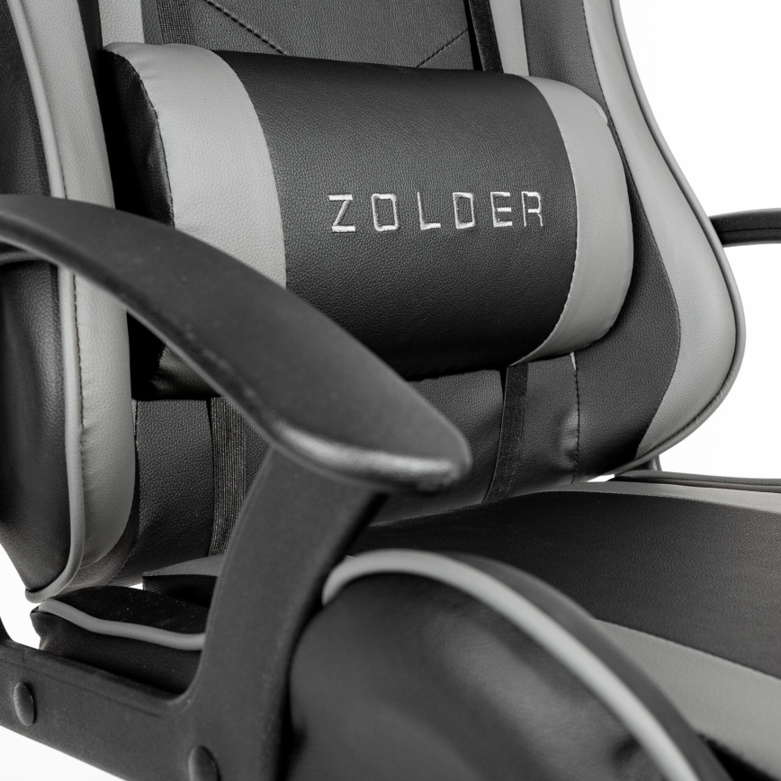 Геймерское кресло VARR Zolder черный/серый