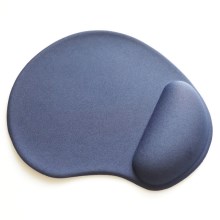 Гелевий килимок для миші синій
