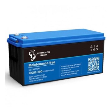 Гелевый свинцово-кислотный аккумулятор VRLA GEL 12V/200Ah