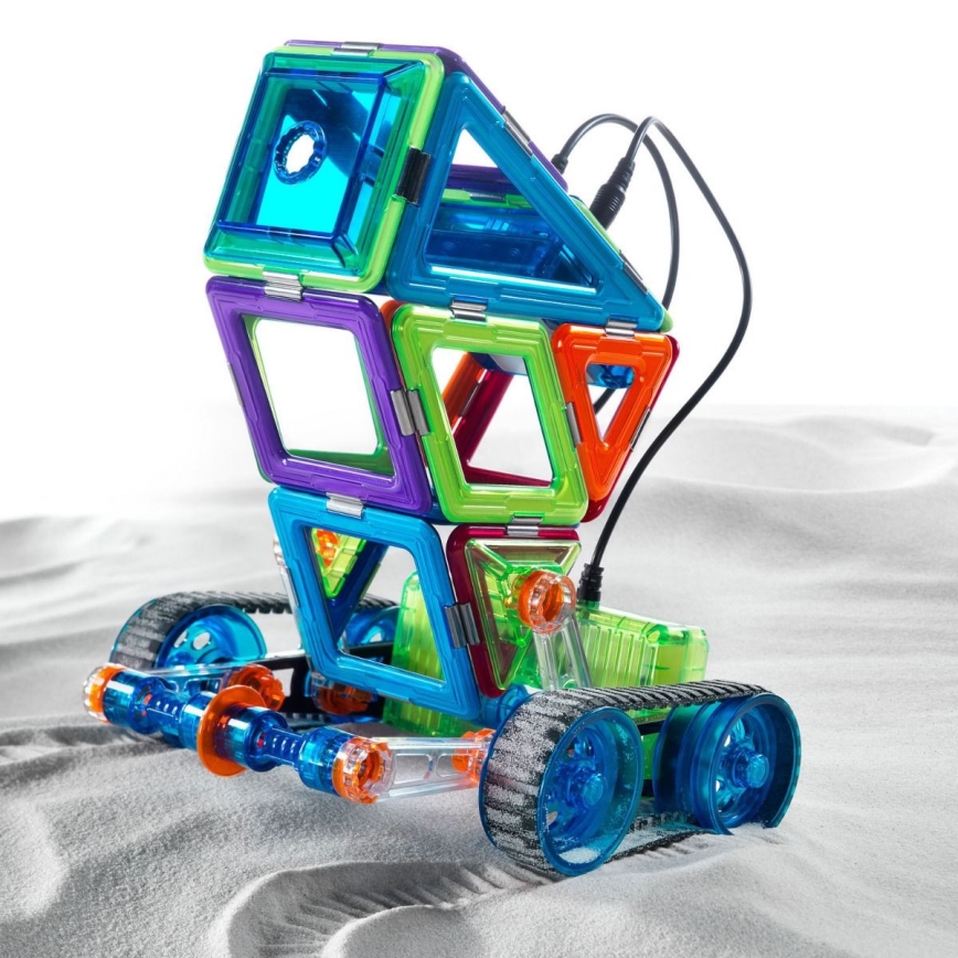 GeoSmart - Магнитный конструктор Mars Explorer 51 шт.