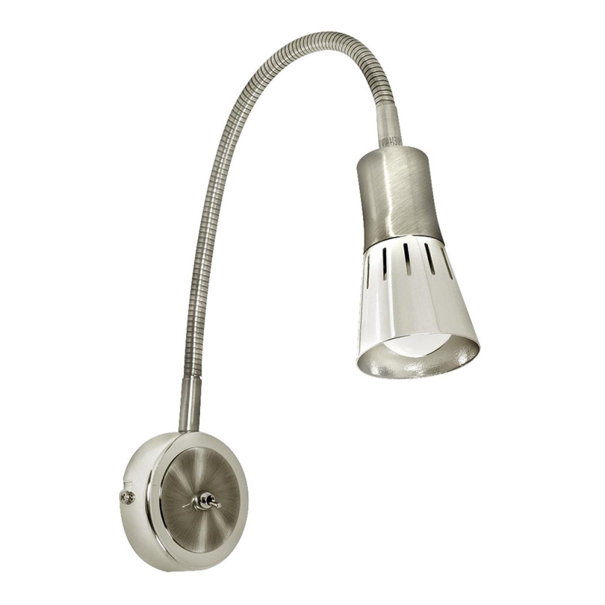 Гибкая маленькая лампа ARENA 1xE14/40W/230V матовый хром