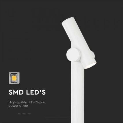 Гибкий уличный светодиодный светильник LED/4W/230V 3000K IP44 100 см белый