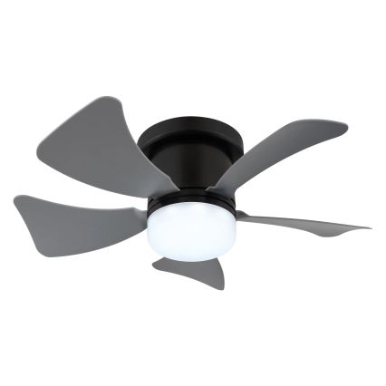 Globo - Светодиодный потолочный вентилятор с регулированием яркости LED/10W/230V 3000-6500K серый + дистанционное управление