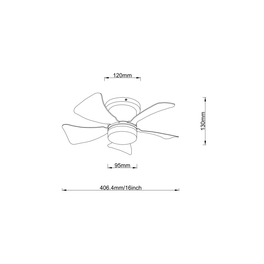 Globo - диммируемый потолочный вентилятор LED/10W/230V 3000-6500K многоцветный + дистанционное управление