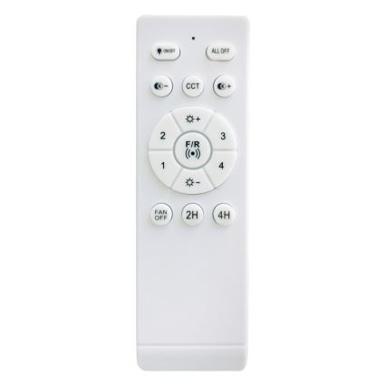 Globo - LED стельовий вентилятор з регульованою яскравістю LED/10W/230V 3000-6500K багатобарвний + пульт дистанційного керування