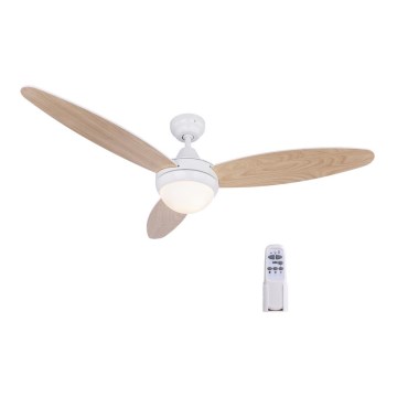 Globo 03612 - Стельовий вентилятор CORDULA 2xE14/40W/230V + керування