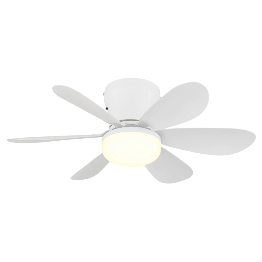 Globo - диммируемый светодиодный потолочный вентилятор LED/5W/230V 2700-6500K белый + пульт дистанционного управления