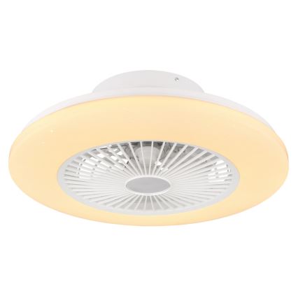 Globo - Стельовий LED світильник з вентилятором та регулюванням яскравості LED/30W/230V 3000-6500K + дистанційне керування