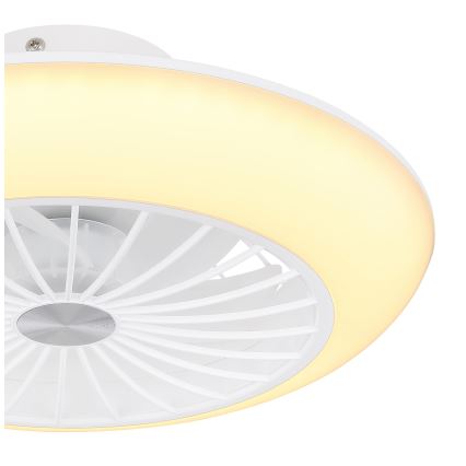 Globo 03632W - Стельовий LED світильник з вентилятором LAFEE LED/18W/230V